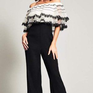 Brand Tadashi Shoji Finnegan Off-Shoulder Jumpsuit
